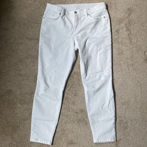 SOMA White Tummy Control High Rise Jeans Sz L 12/14